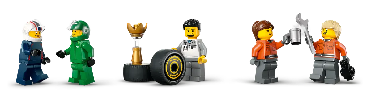 Lego City F1® Truck with RB20 & AMR24 F1® Cars - 60445 - Image 7