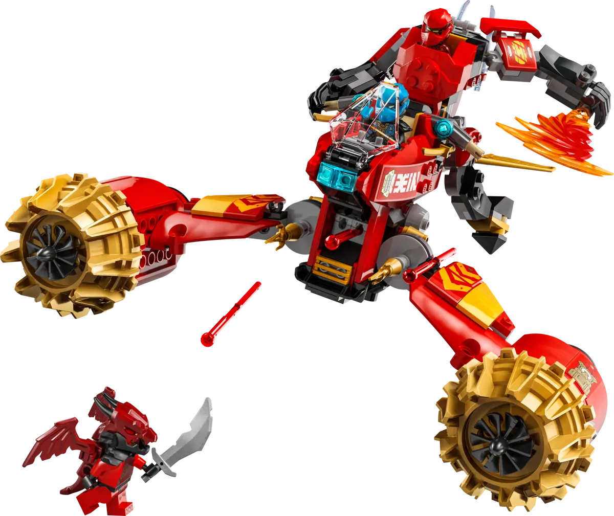 Lego NINJAGO® Kai's Mech Storm Rider - 71830 - Image 2