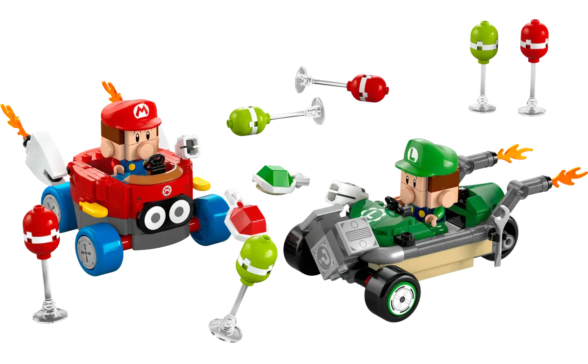 Lego Super Mario™ Mario Kart™ – Baby Mario vs. Baby Luigi - 72034 - Image 2