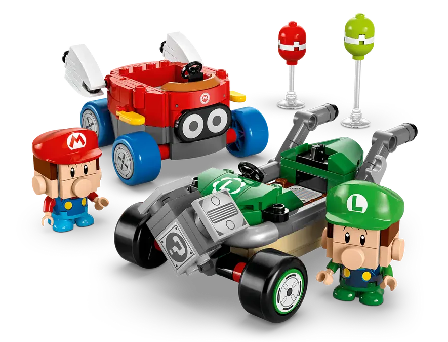 Lego Super Mario™ Mario Kart™ – Baby Mario vs. Baby Luigi - 72034 - Image 5