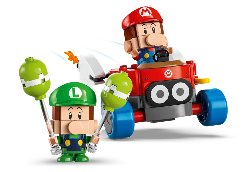 Lego Super Mario™ Mario Kart™ – Baby Mario vs. Baby Luigi - 72034 - Image 6