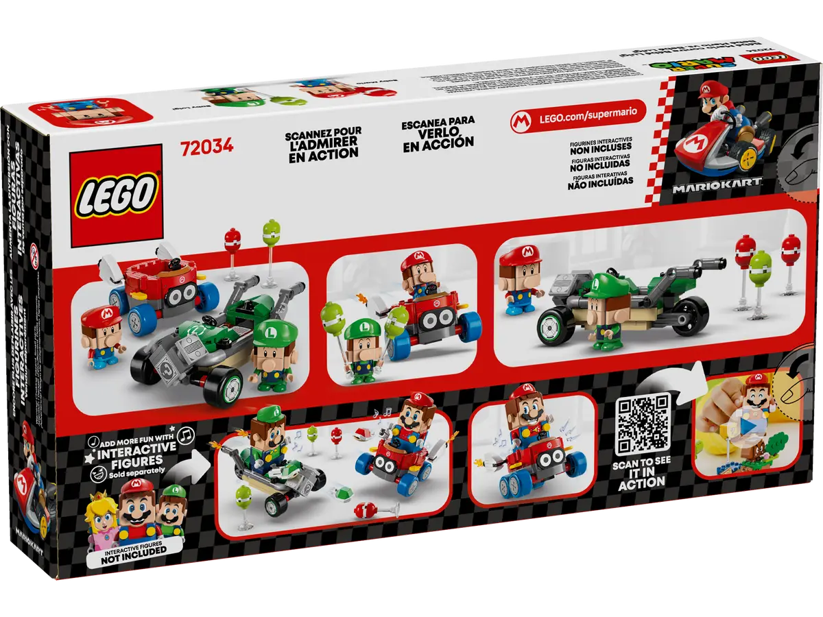 Lego Super Mario™ Mario Kart™ – Baby Mario vs. Baby Luigi - 72034 - Image 9