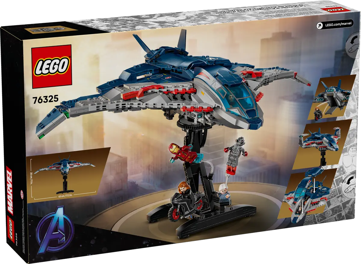 Lego Marvel Avengers: Age of Ultron Quinjet - 76325 - Image 13