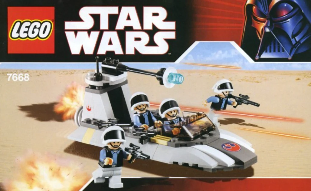Pre-Owned Lego Star Wars Rebel Scout Speeder - 7668 - Image 2