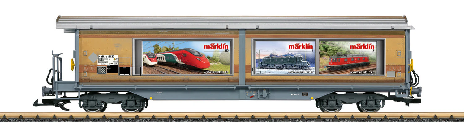 L48576 RhB Sliding Wall Box Car Wagon Ep. VI