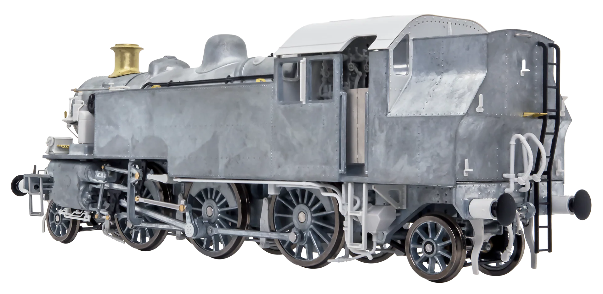 LHT-S-041-002UD Ivatt Class 2 2-6-2T British Railways Lined Black Push Pull Unnumbered Steam Locomotive - DCC Fitted - Image 6