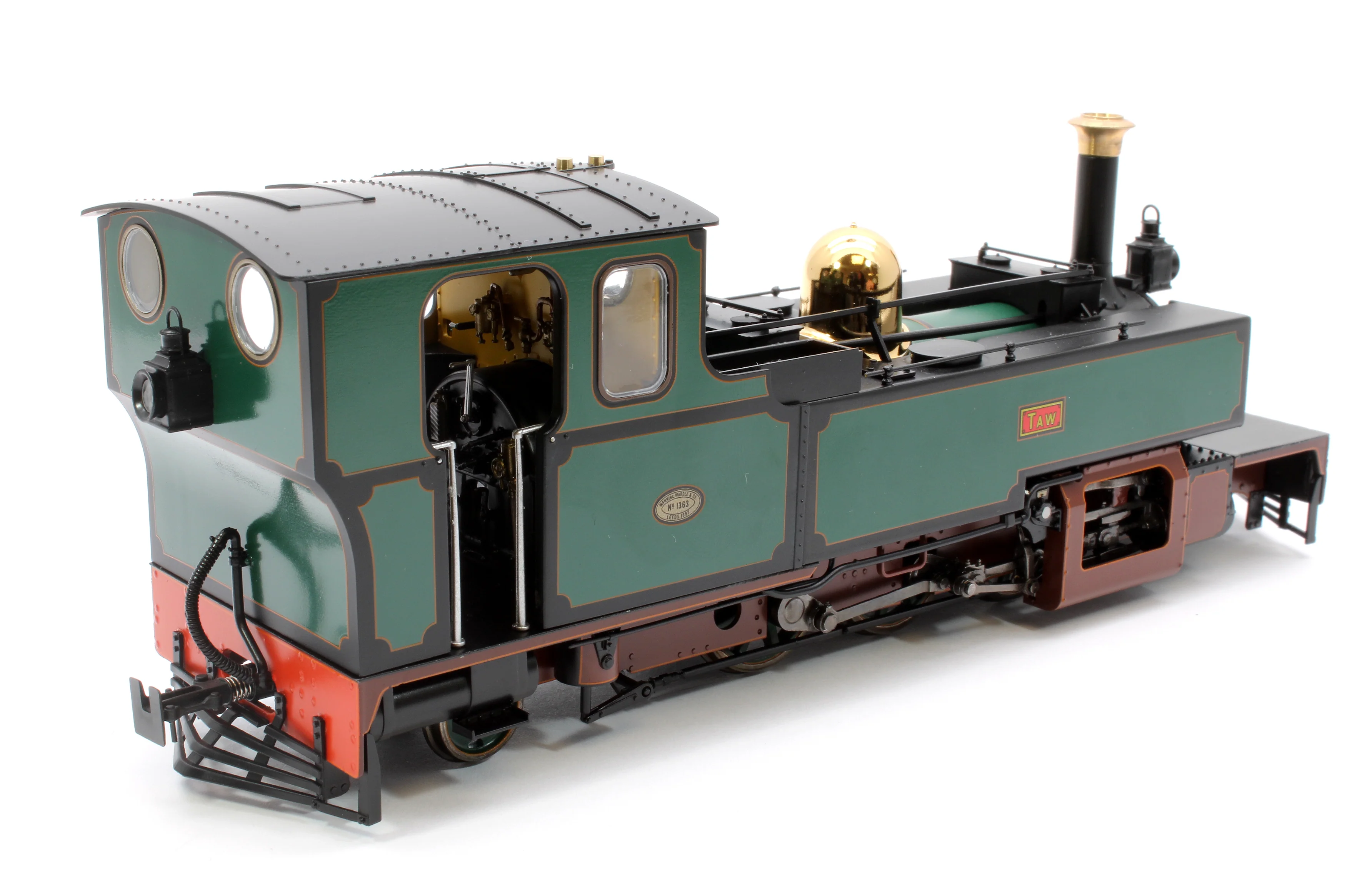 LHT-7NS-003S Lynton & Barnstaple Manning Wardle 2-6-2 TAW Lynton & Barnstaple Livery 1913-1924 (Late Cab) DCC Sound - Image 10