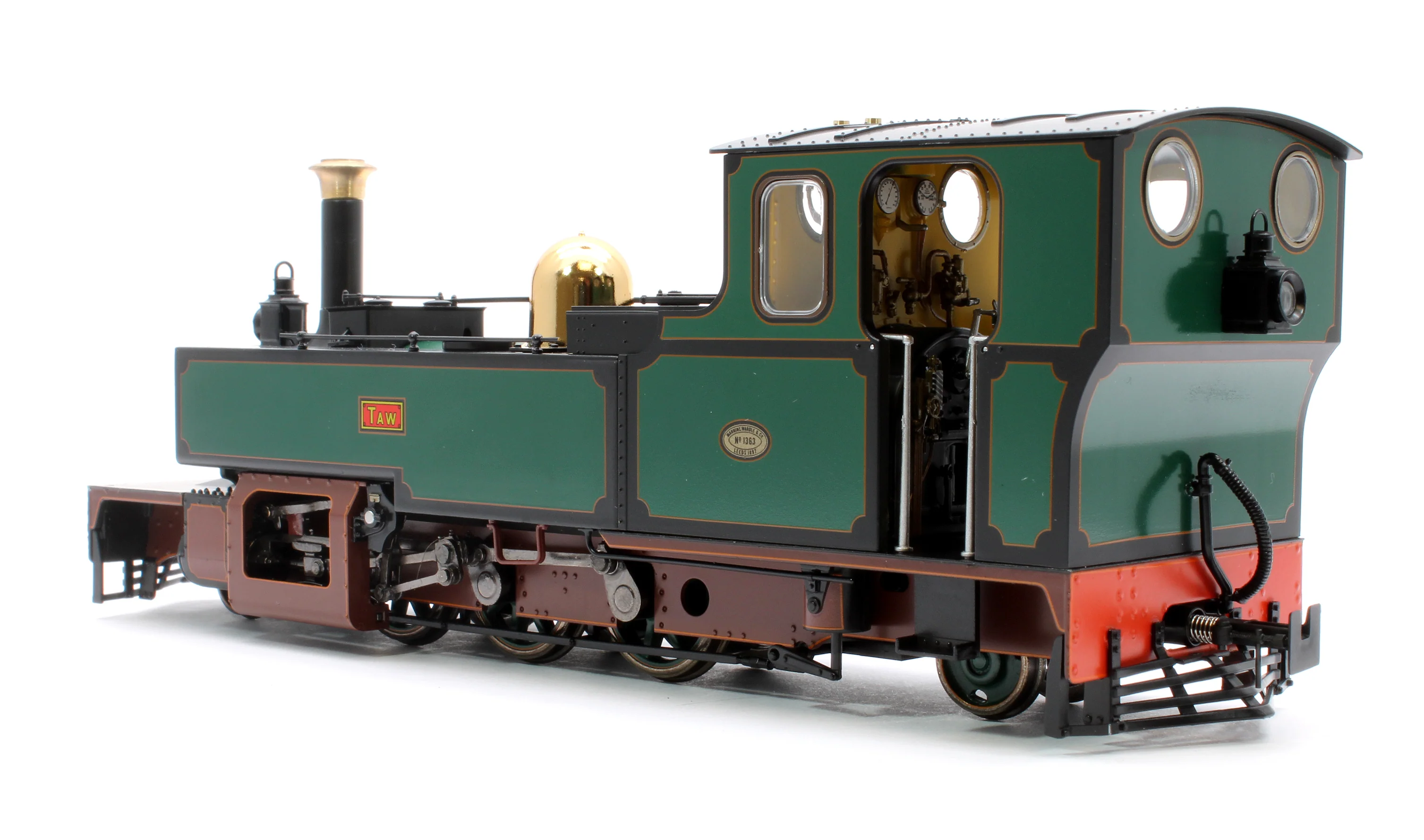 LHT-7NS-003S Lynton & Barnstaple Manning Wardle 2-6-2 TAW Lynton & Barnstaple Livery 1913-1924 (Late Cab) DCC Sound - Image 2