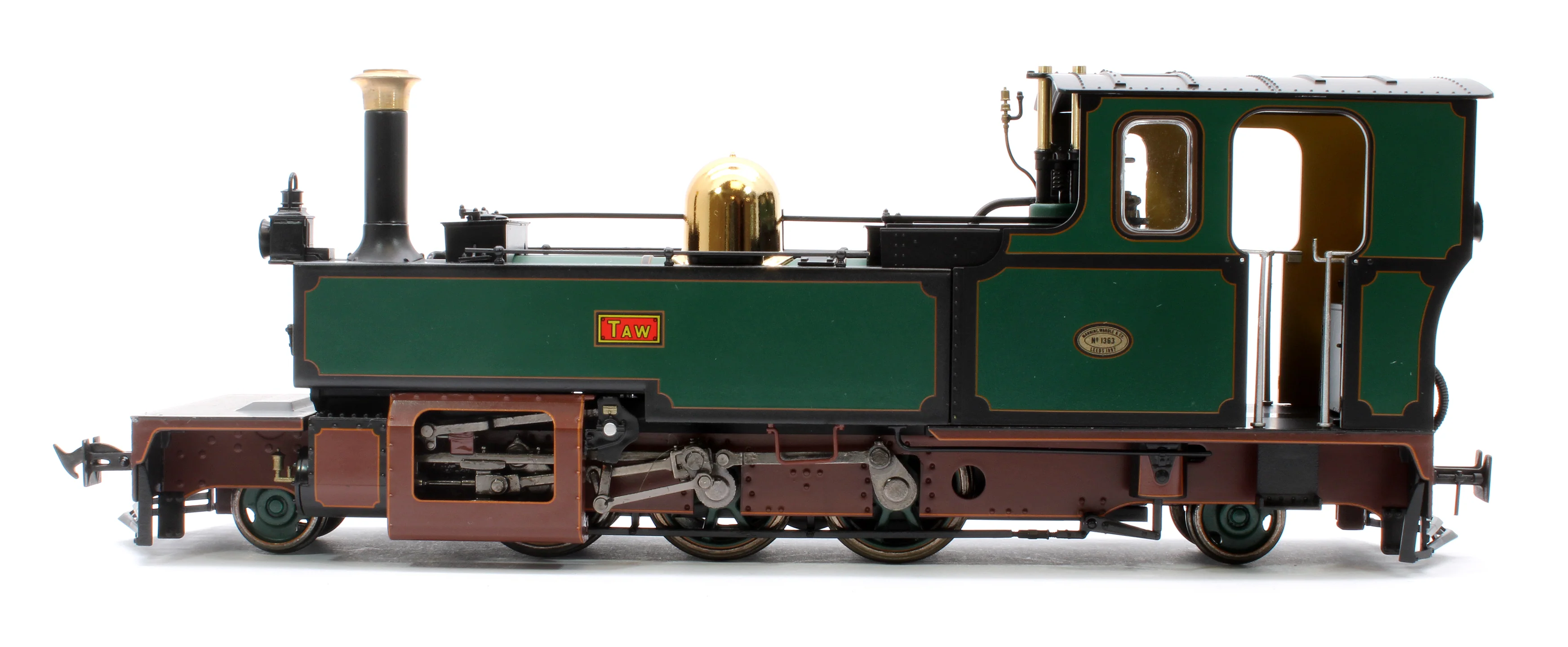 LHT-7NS-003S Lynton & Barnstaple Manning Wardle 2-6-2 TAW Lynton & Barnstaple Livery 1913-1924 (Late Cab) DCC Sound - Image 5