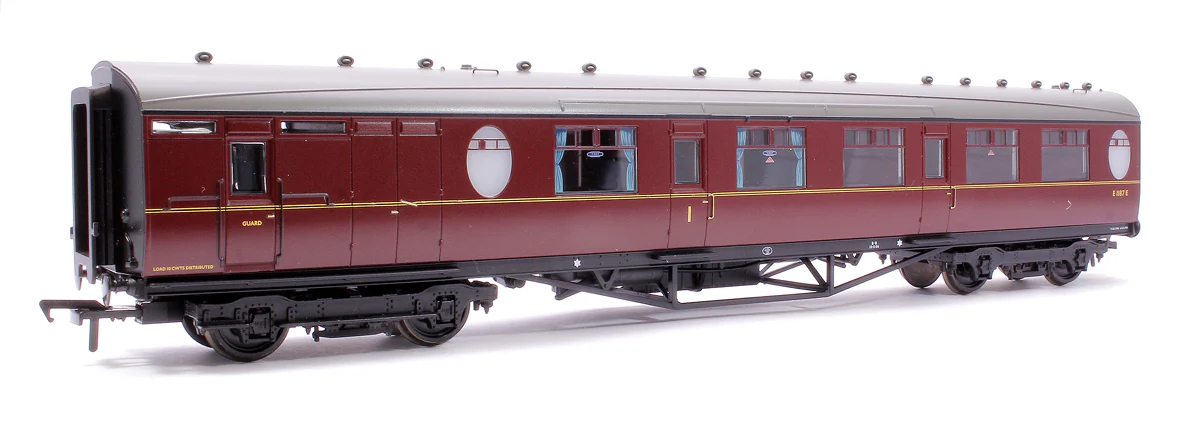 34-437 LNER Thompson Brake Composite Corridor BR Maroon No. E1187E - Image 3