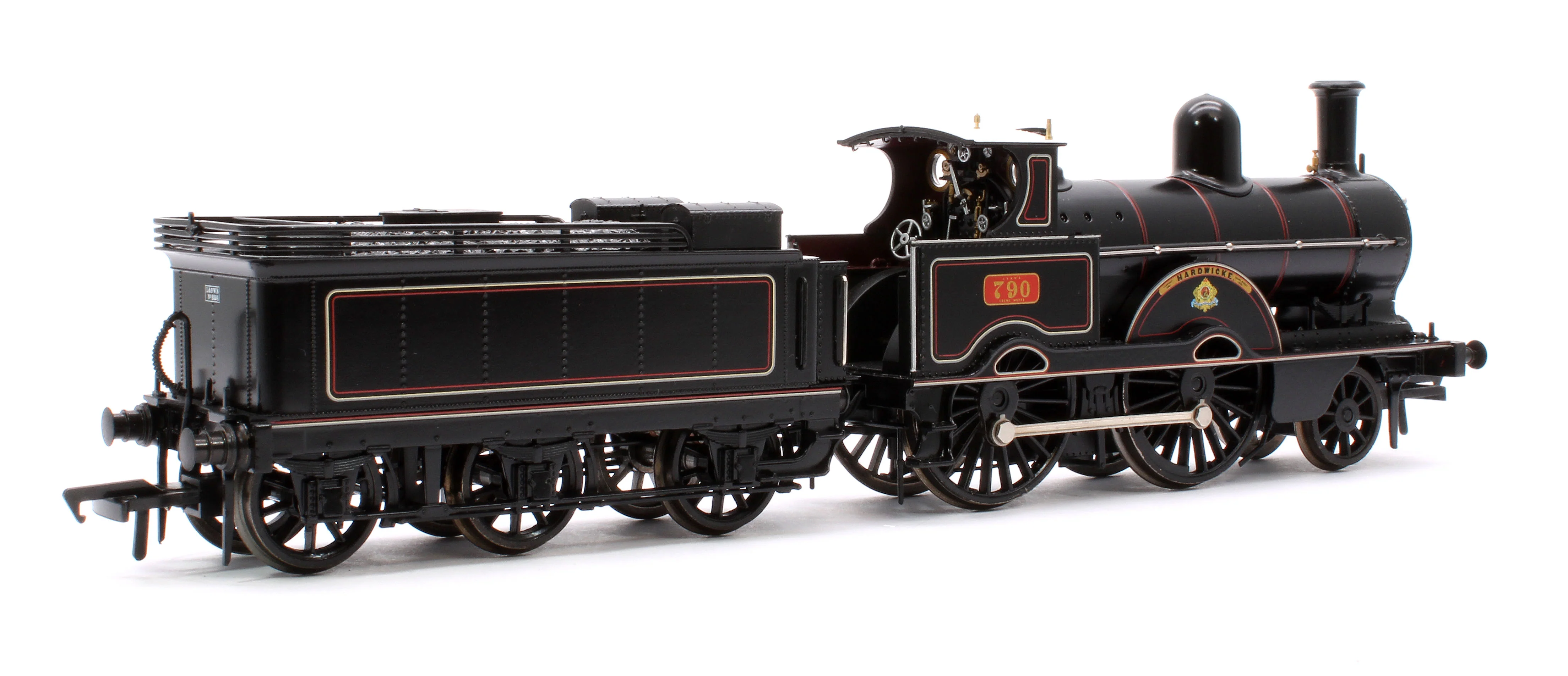 LNWR Improved Precedent 'Hardwicke' LNWR Black No.790 2-4-0 Steam Locomotive - Image 4
