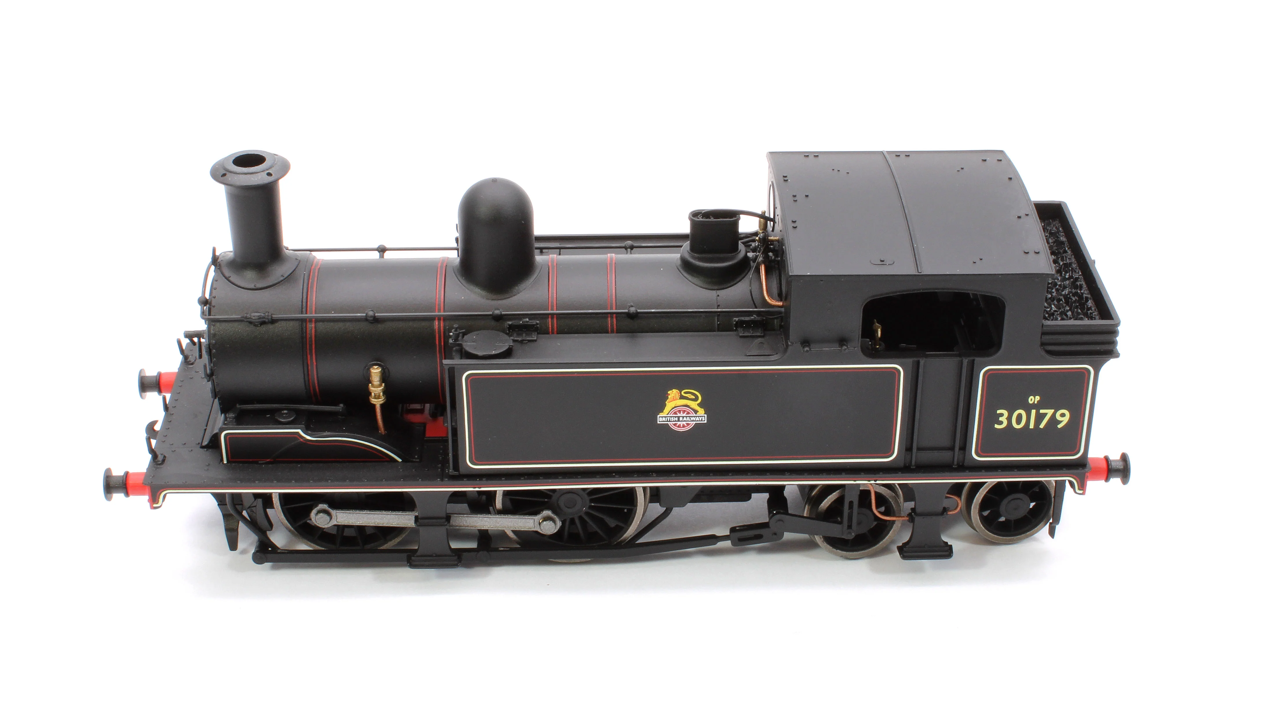 E85017 LSWR Adams O2 30179 BR Lined Black (Early Emblem) Steam Locomotive - Image 10