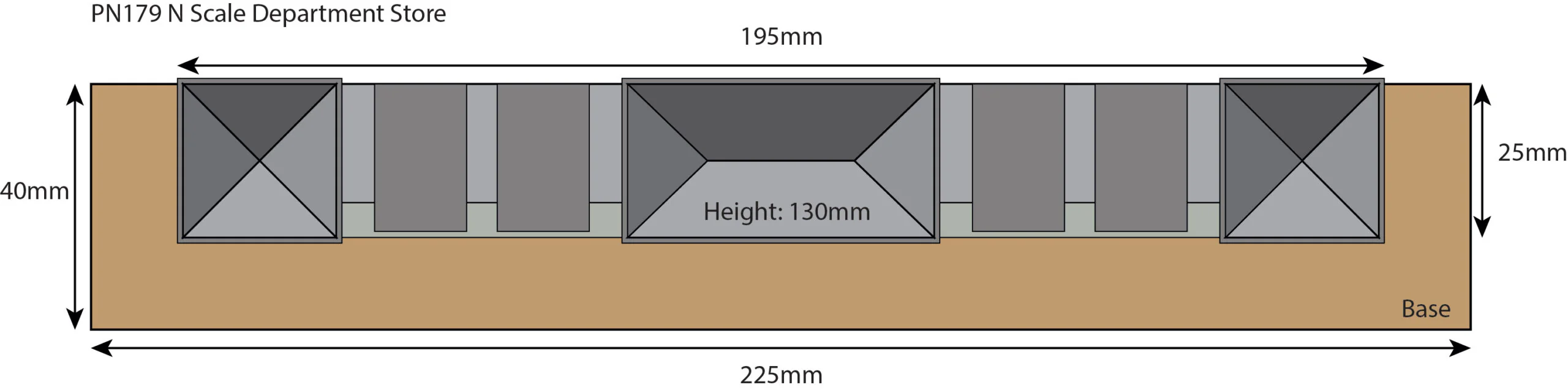 PN179 Low Relief Department Store Kit - Image 3