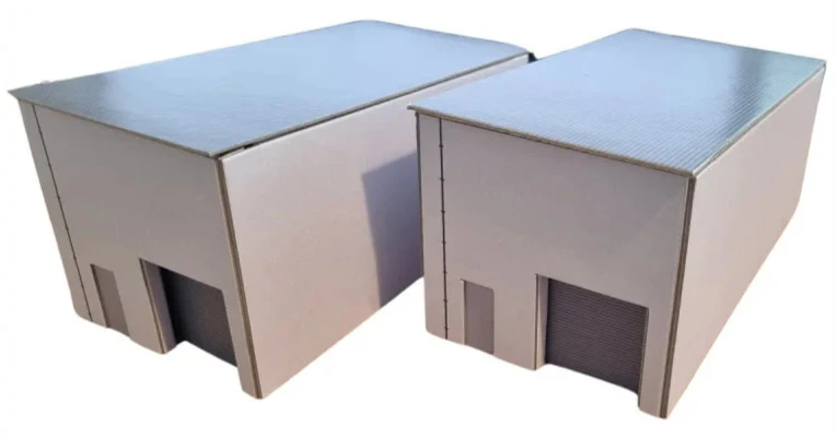 1:76 Scale Modern Retail Units Model Card Kit (Pack of 2) - Image 4