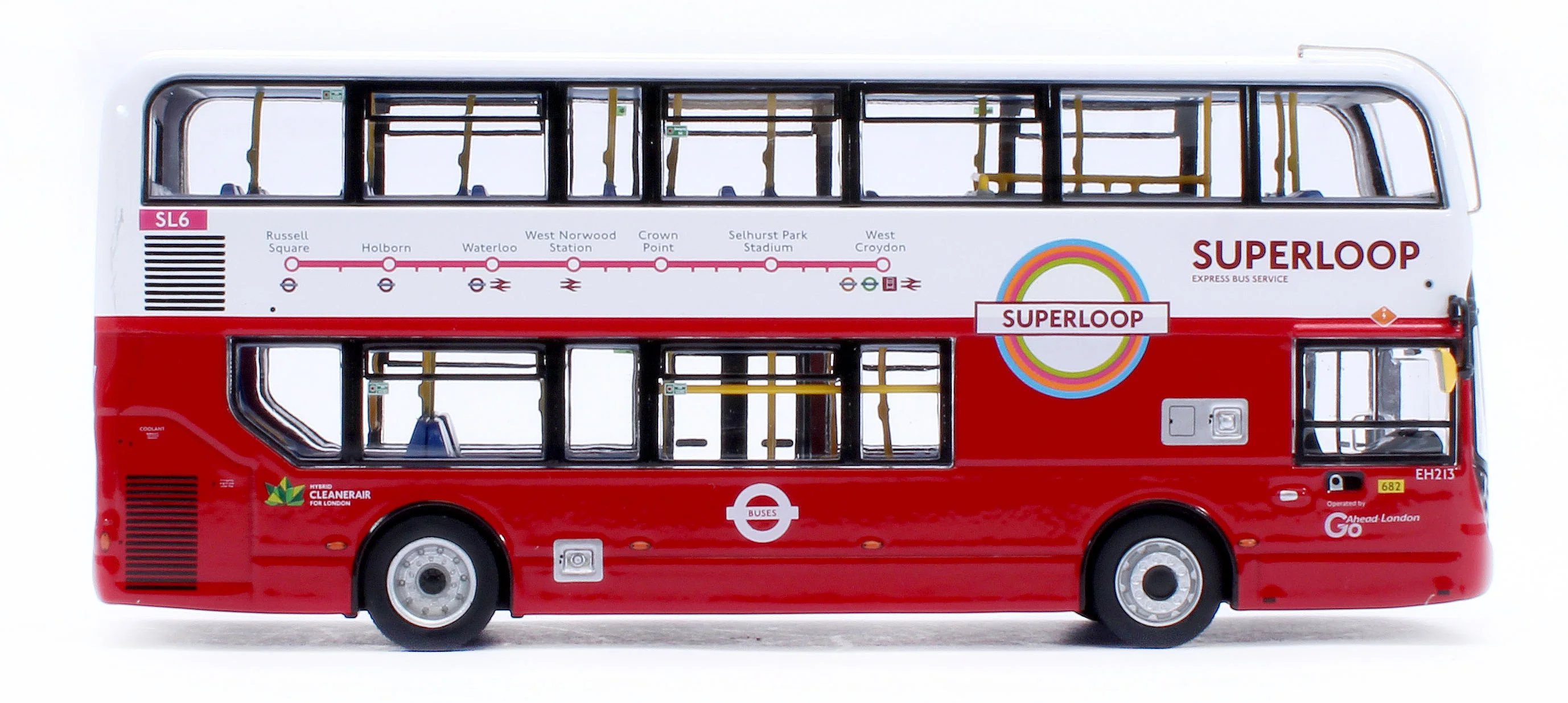 ADL Enviro400 MMC Go Ahead London Superloop SL6 - Image 6