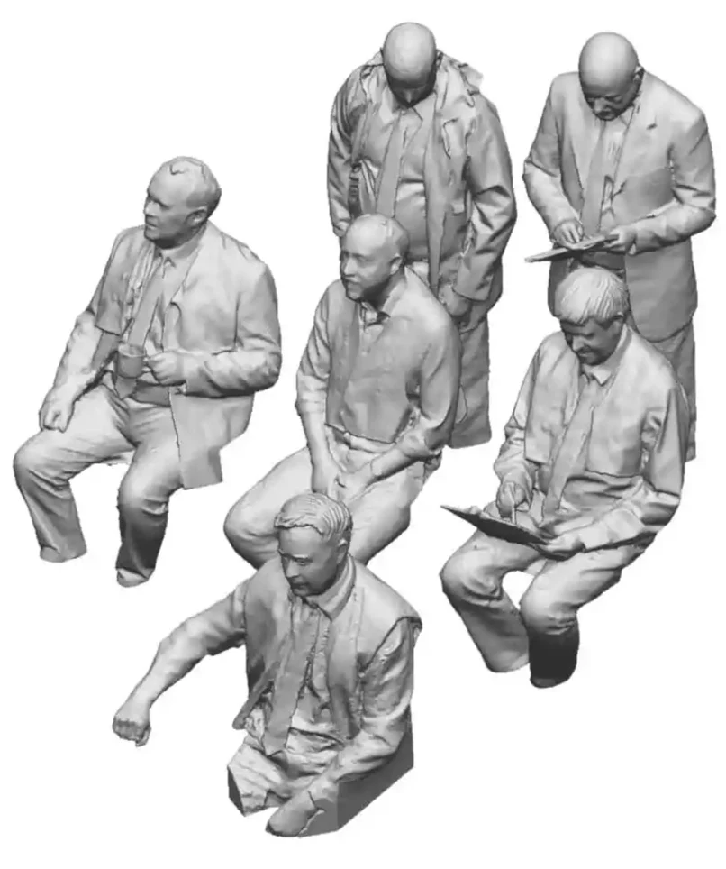OO Gauge Loco Specific Crew - Caroline Late BR Staff
