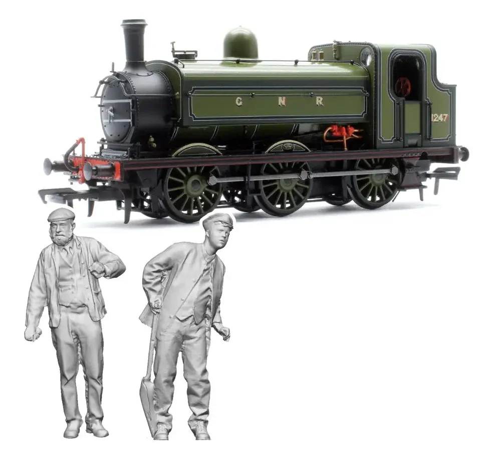 OO Gauge Loco Specific Crew - GNR J13 / LNER J52 Crew