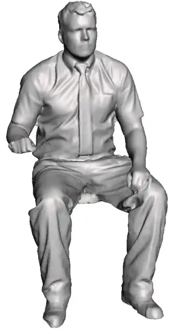 N Gauge - Railway & Lineside - 1998-Present Day - Seated Driver in shirt & tie