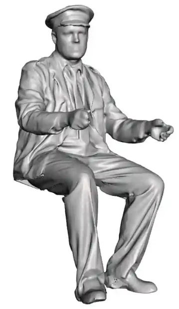 OO Gauge - Trade & Services - Bus Crew - Seated Bus Driver