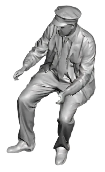 OO Gauge - Trade & Services - Bus Crew - Seated Bus Driver - Image 3