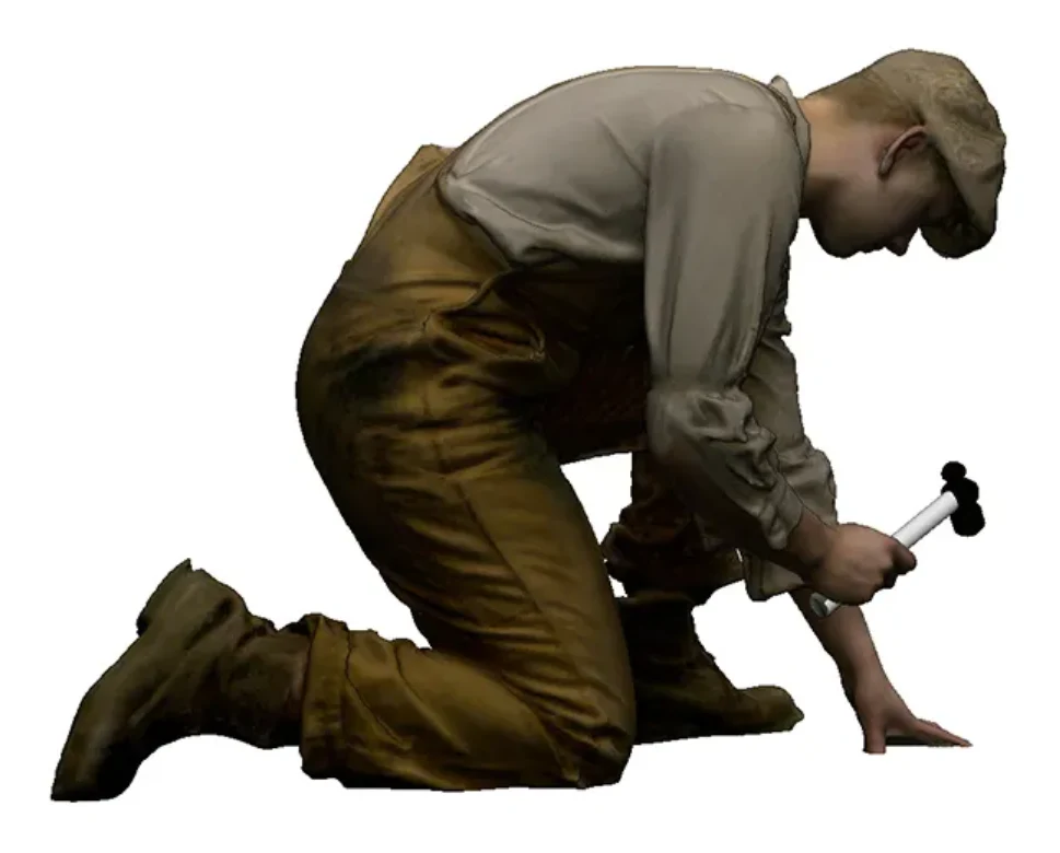 OO Gauge - Trade & Services - Workman with hammer - Image 2