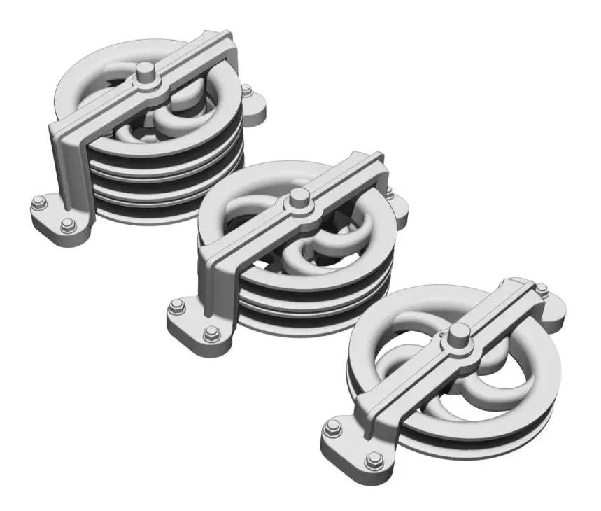 OO Gauge Lineside Details - Signal Wire Pulley Wheels x20