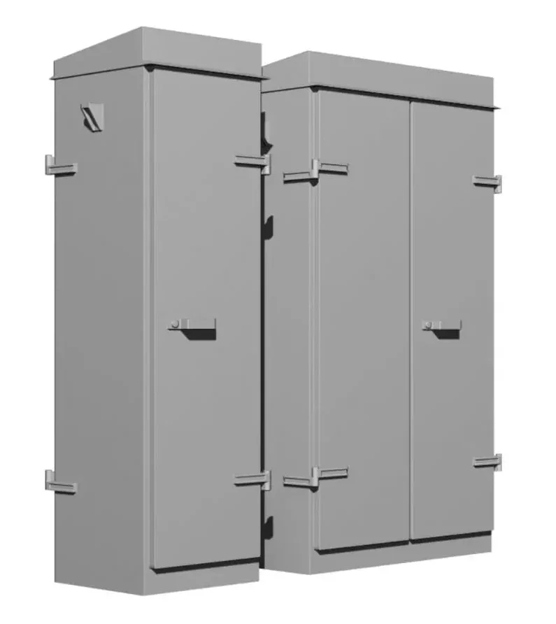 N Gauge Lineside Details - WR 1980s Tall Lineside Cabinets x5