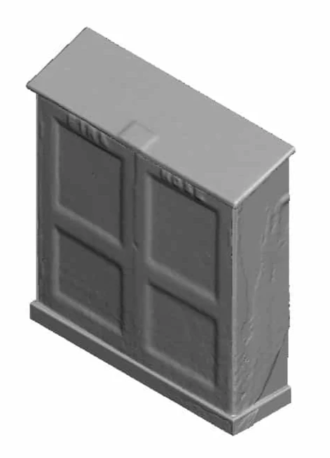 N Gauge - Detailing - Fire Hose Cabinet