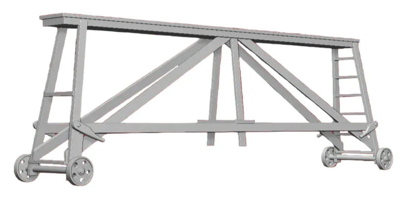 O Gauge - Detailing - Cleaners Trestle