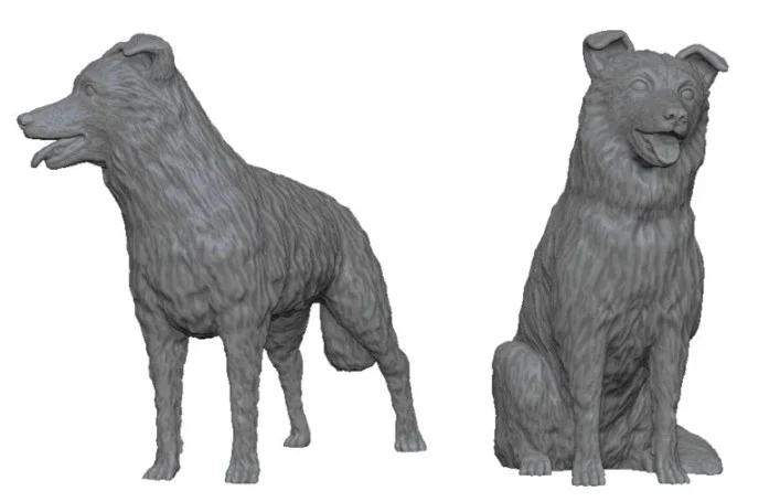 31000-148 N Gauge Pets, Wildlife & Livestock - Border Collie - Pack of 2