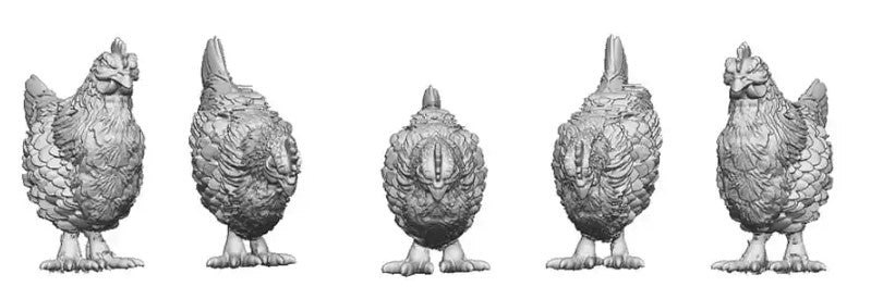 31280-043 O Gauge Pets, Wildlife & Livestock - Chickens - Pack of 5