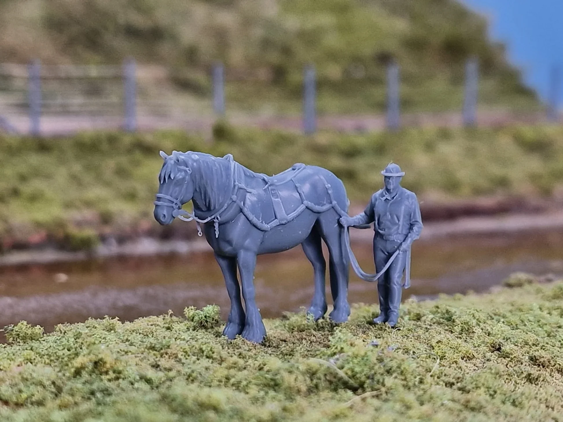 O Gauge - Pets, Wildlife & Livestock - Barge Horse and Bargeman - Image 2