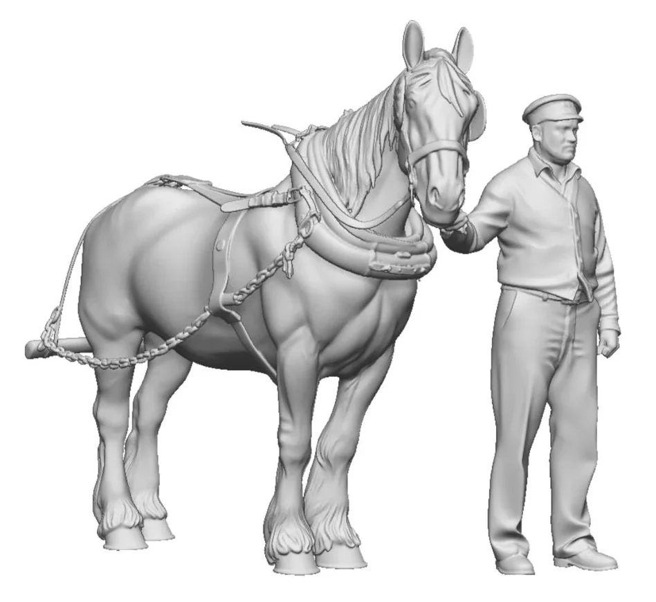 N Gauge - Pets, Wildlife & Livestock - Shunting Pony and Shunter