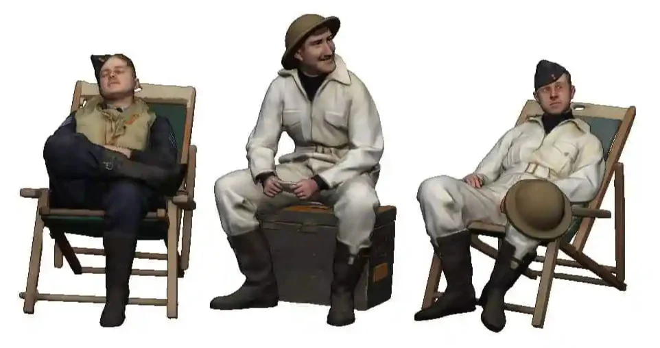1:76 Scale RAF Through the Ages - World War Two - RAF Dispersals scene 2