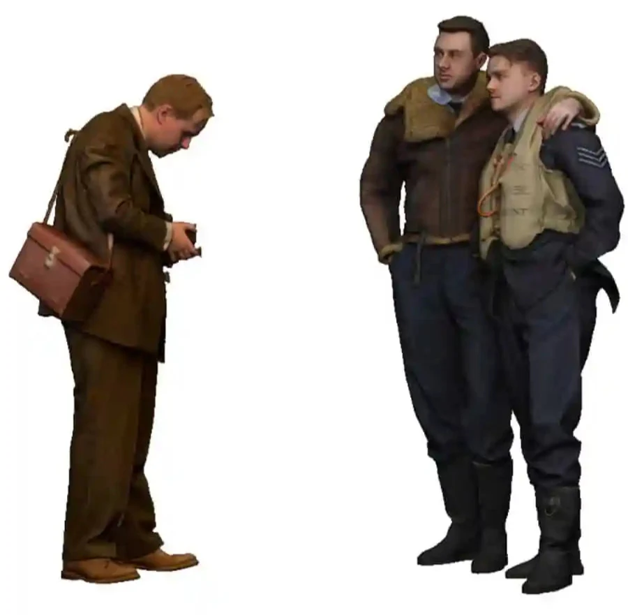 1:72 Scale RAF Through the Ages - World War Two - RAF Photographer and Pilots - Image 2