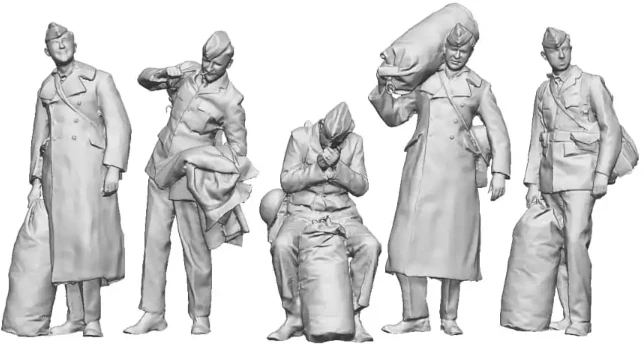 1:48 Scale - World War Two - RAF Personnel on Leave