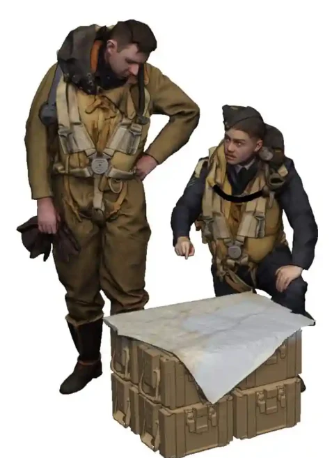 1:48 Scale RAF Through the Ages - World War Two - RAF Fighter Bomber Crew - Image 2