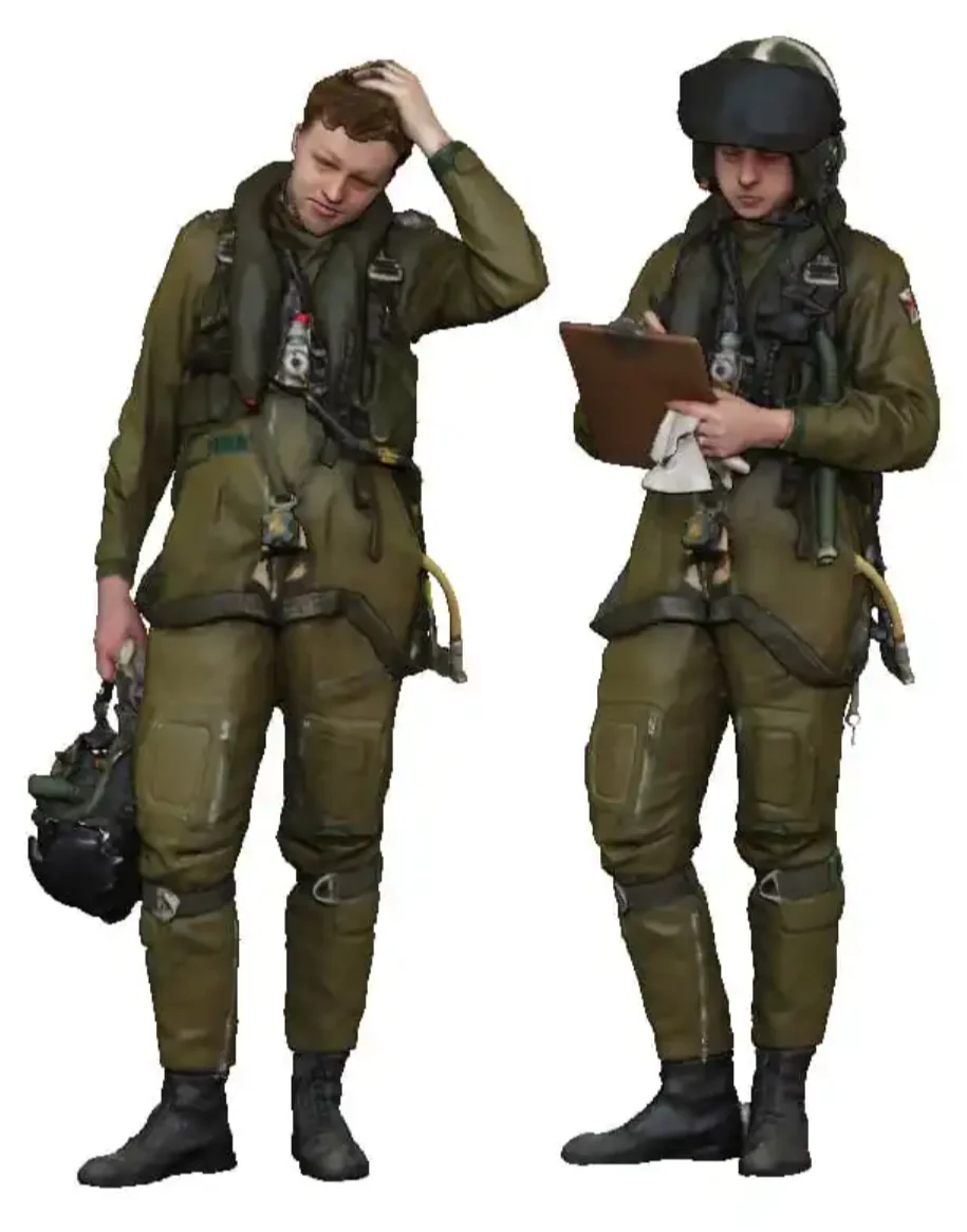 1:72 Scale RAF Through the Ages - Post War - RAF F-4 Phantom Crew