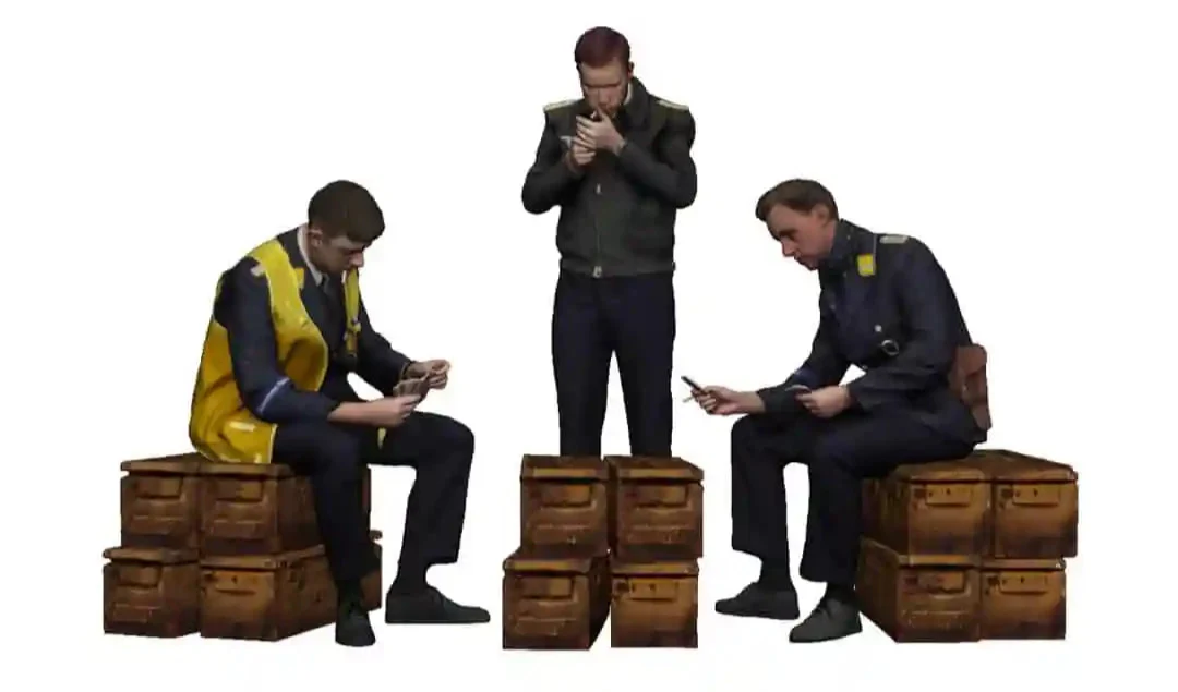 1:72 Scale - World War Two - Luftwaffe Pilots playing cards