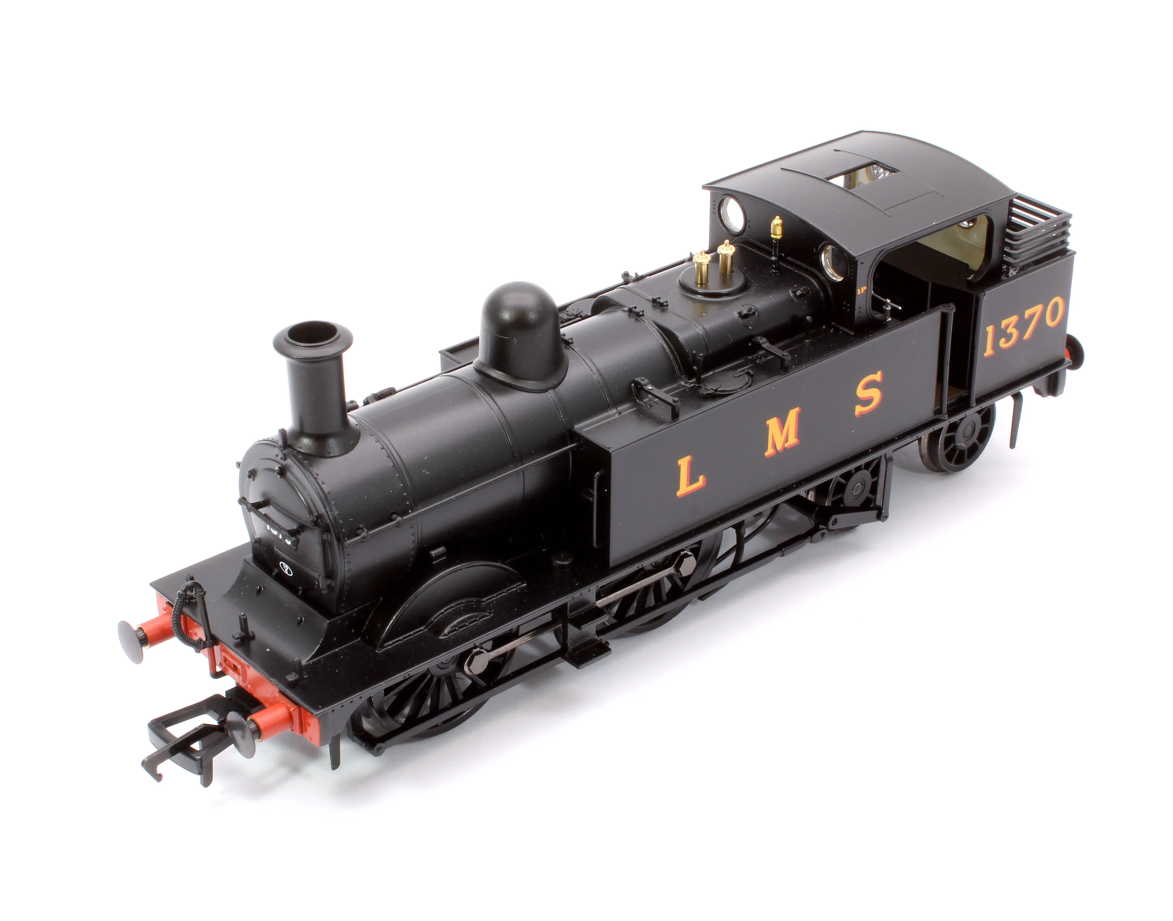 31-741ASF MR 1532 (1P) Tank 1370 LMS Black Steam Locomotive - DCC Sound - Image 9