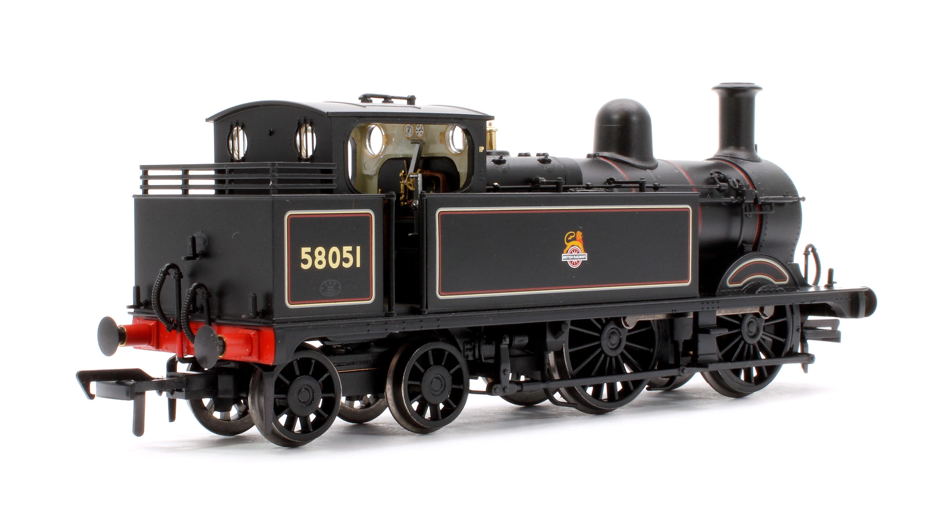 31-742A MR 1532 (1P) Tank 58051 BR Lined Black (Early Emblem) Steam Locomotive - Image 3