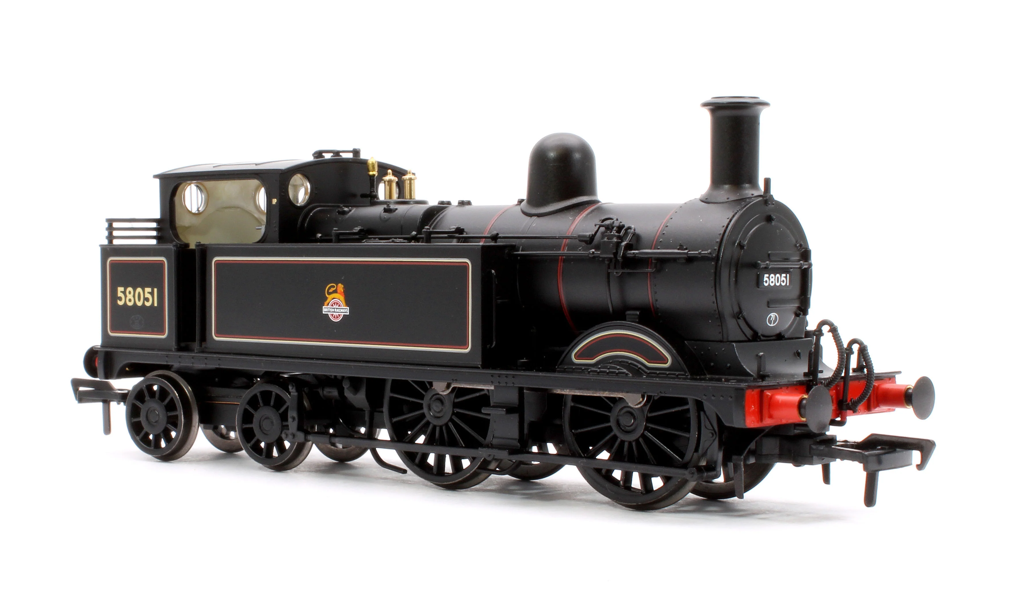 31-742A MR 1532 (1P) Tank 58051 BR Lined Black (Early Emblem) Steam Locomotive - Image 4