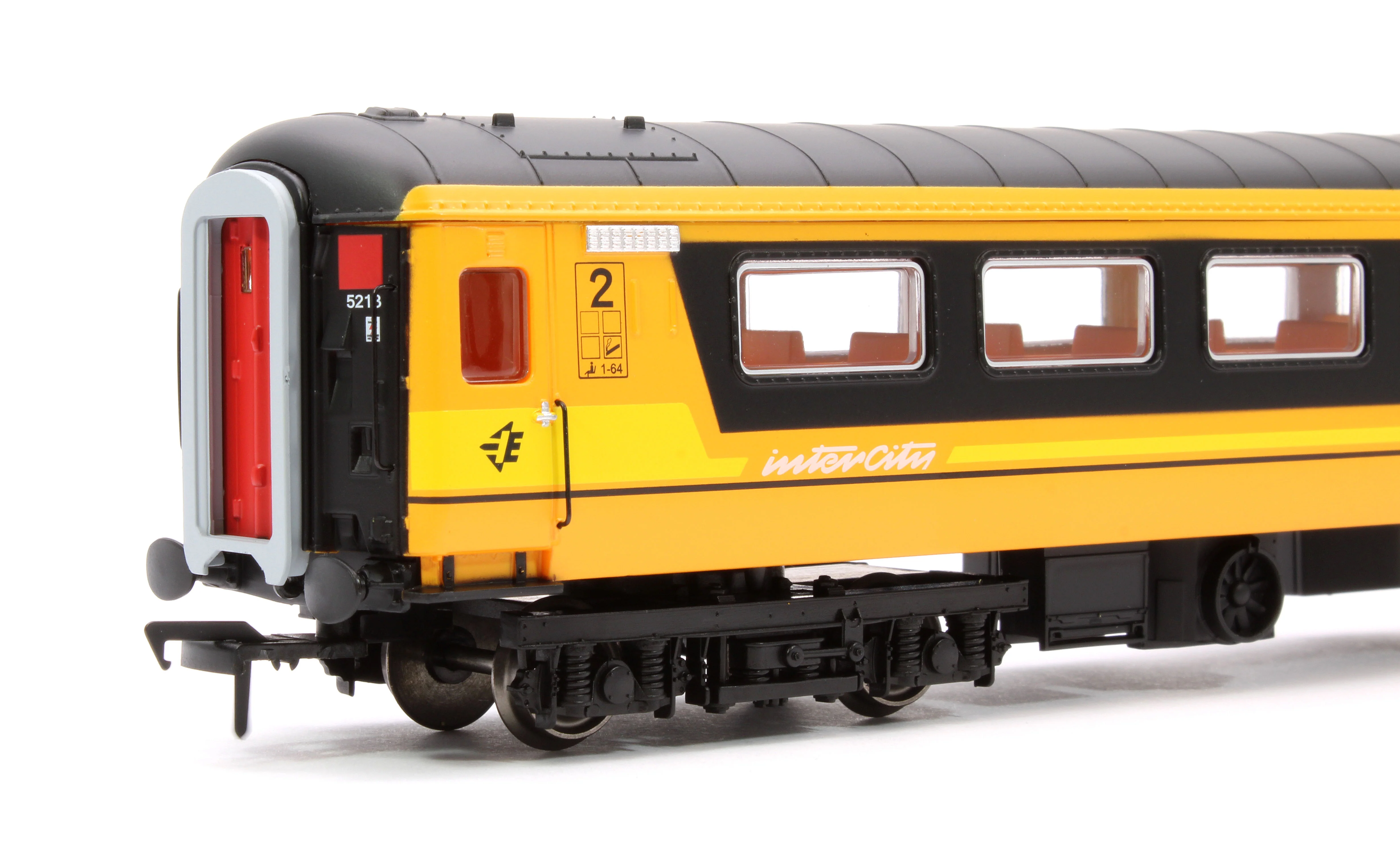 MM5213A MK2D Irish Railways Standard Open Orange & Black - Black Roof - Image 4