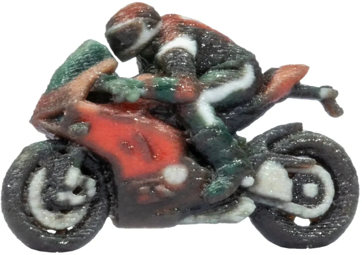 Sports Motorbike Ridden 3D Master Figure