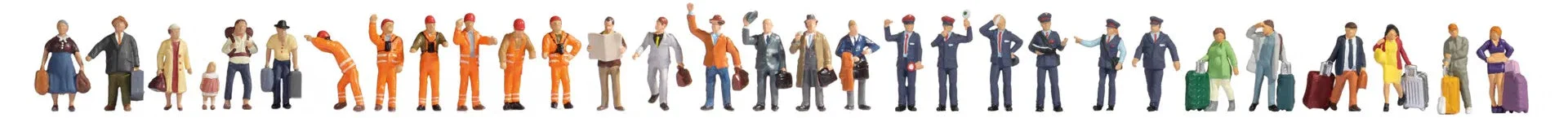 At the Station (30) Mega Economy Figure Set