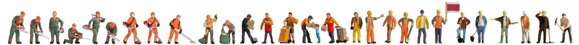 At Work (29) Mega Economy Figure Set