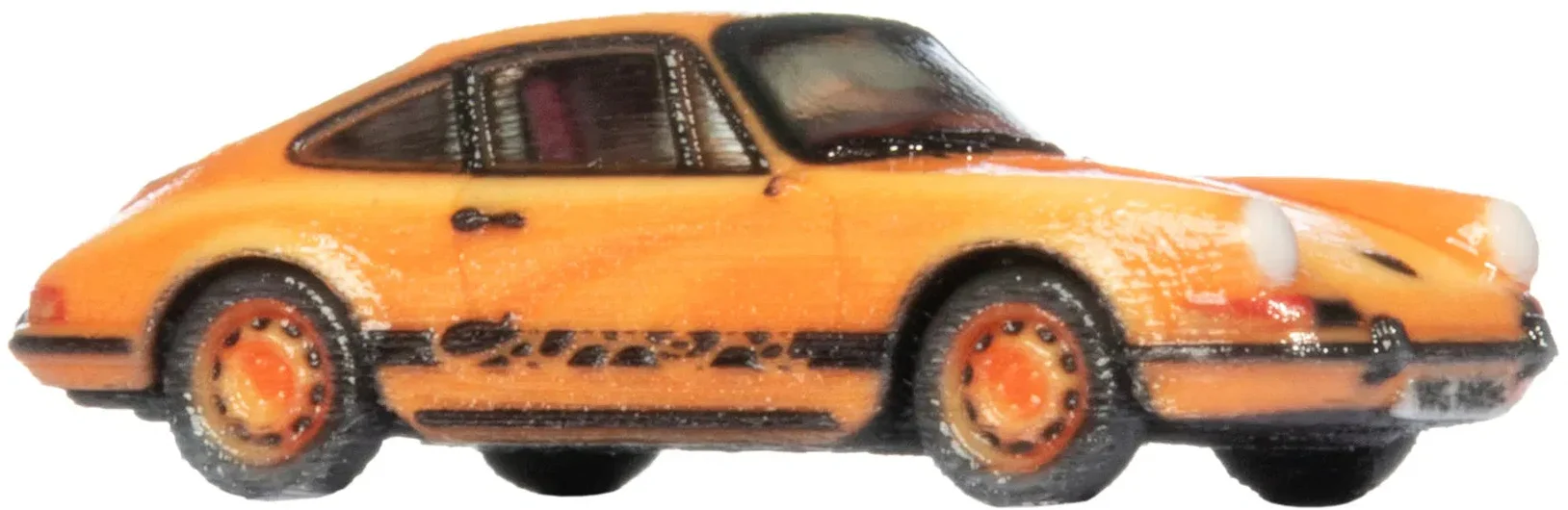 Porsche 911 Orange 3D Master Vehicle
