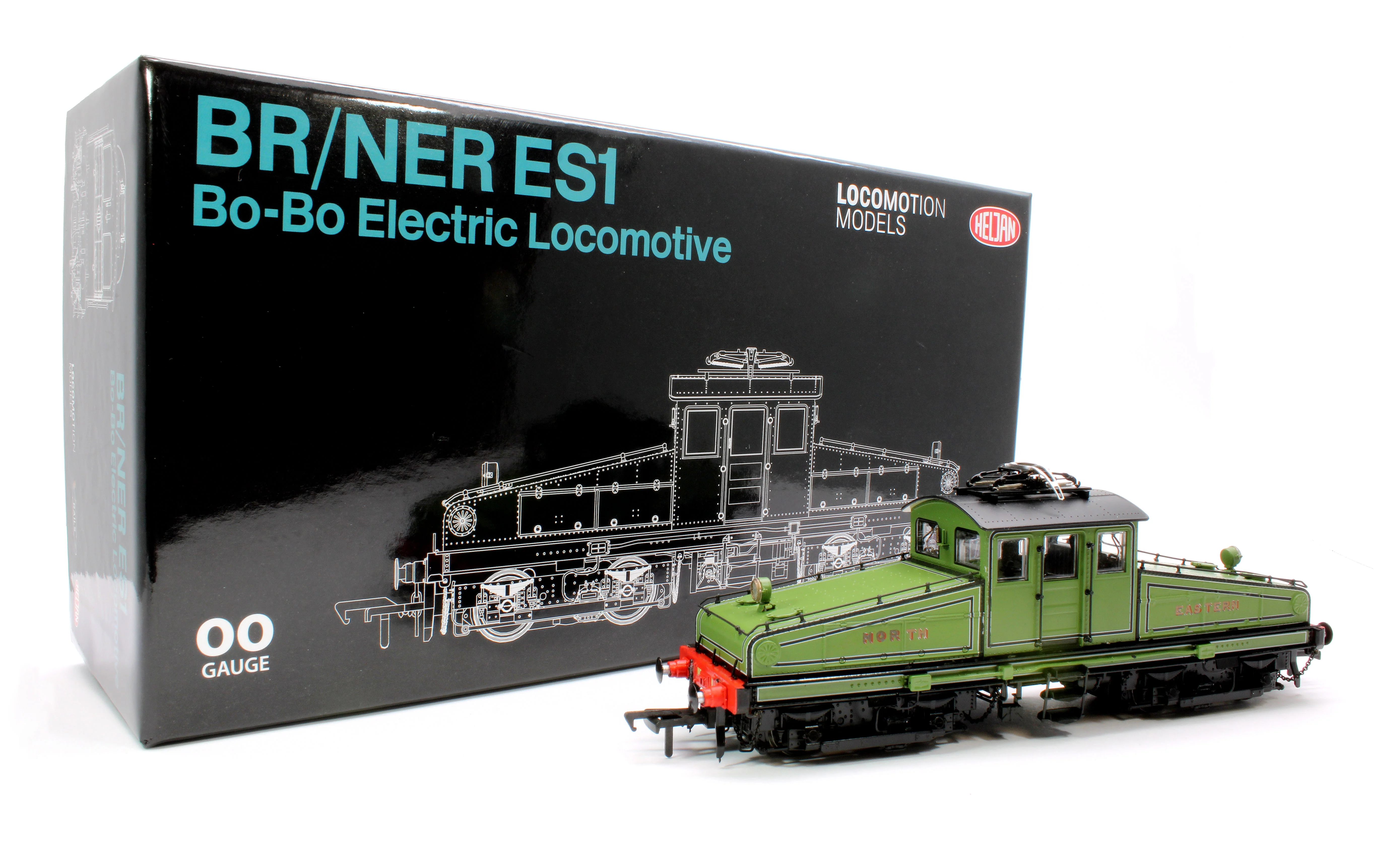 1200 North Eastern Railway ES1 NER Green As Preserved Bo-Bo No.1 Electric Locomotive