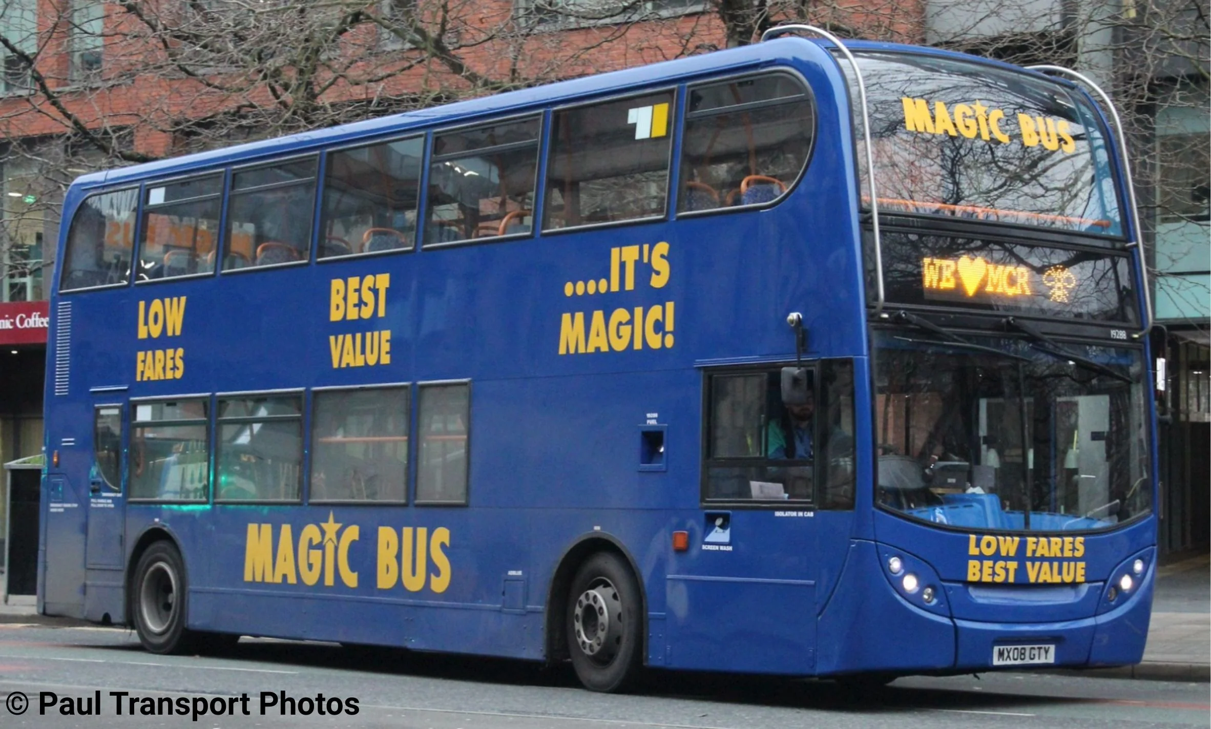 Alexander Dennis Enviro400 Magic Bus (19288 - MX08 GTY)