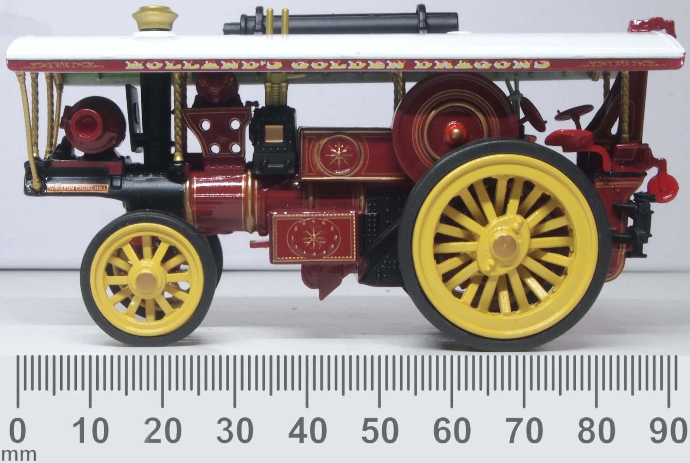 76BUR007 Burrell Scenic Showmans Loco Winston Churchill - Image 6